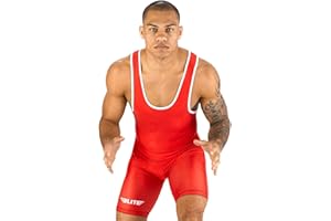 Elite Sports Men's Wrestling Singlets, Standard Singlet for Men Wrestling Uniform