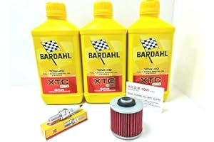 AER MOTO SPARE PARTS KIT TAGLIANDO YAMAHA XT X XT R XTX XTR MT 03 660 OLIO BARDAHL 10W40 XTC FILTRO OLIO CANDELA…