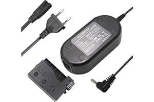 TKDY ACK-E8 Alimentatore CA sostitutivo DR-E8 Kit caricatore accoppiatore CC per Canon EOS Rebel T5i T4i T3i T2i Kiss X6 Kiss X5 Kiss X4 700D 650D 600D 550D