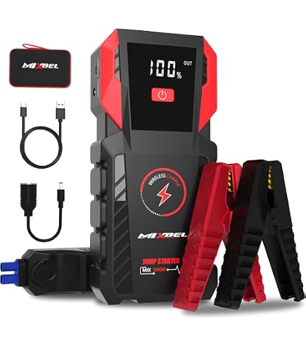 YABER Starthilfe Powerbank 5000A Spitzenstrom 23800 Produktbild-Vorschau 3