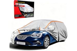 RONGESAEFS Bâche Voiture Exterieur Personnalisé pour Renault Scenic 3(2009-2016) Housse de Voiture ImperméAble,Résistant à la Neige par Tous Les Temps, Coupe-Vent,Durable, et résistante aux Rayures