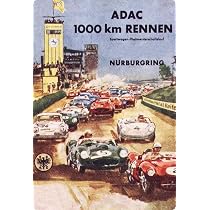Blechschild Nürburgring 1954 – Retro Werbe Design, 20x30 Cm, Wetterfest, Made In Germany