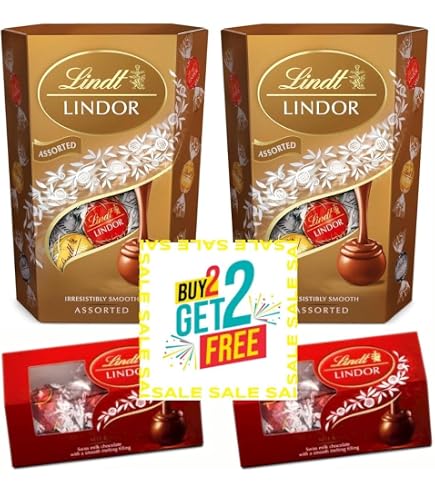 Lindt LINDOR Assorted Filled Chocolates, Exclusive Flavour Edition