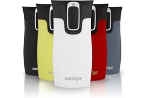 Contigo West Loop Mini Autoseal Travel Mug | Stainless Steel Thermal Mug | Vacuum Flask | Leakproof Tumbler | Coffee to go Mug with BPA Free Easy-Clean Lid | 300 ml