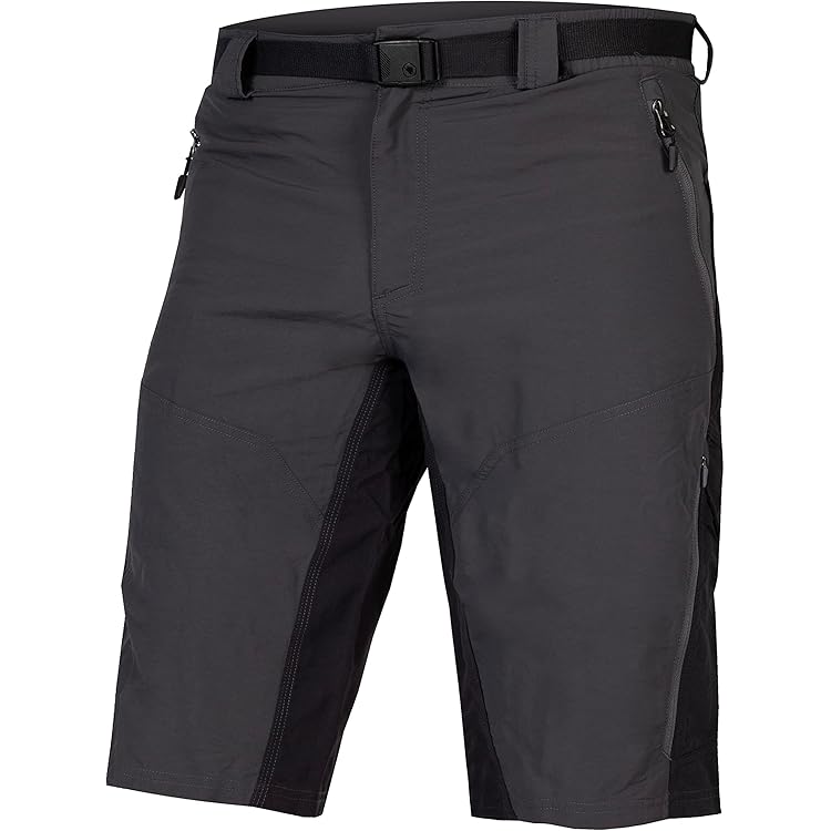 Cycorld MTB-broek voor heren, korte, ademende, mountainbikebroek voor heren, MTB-short, sneldrogende fietsbroek, mountainbikeshort, zwart, L