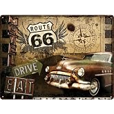 Targa In Metallo Vintage "Hotel Mama" – Regalo Per Mamma, Decorazione Retro 15x20 Cm, Made In Germany, Con Fori Per Appenderla