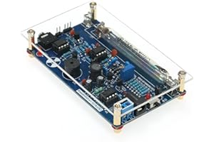 Shkalacar Tube Detektor promieniowania, zestaw do licznika jądrowego Geiger,Zmontowany system detektora promieniowania, moduł eksperymentalny DIY Miller Tube Moduł