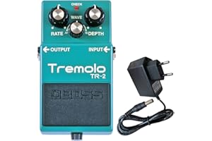 BOSS GUITAR EQUIPMENT Boss TR-2 Tremolo Effekt-Pedal + keepdrum 9V Netzteil