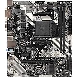 ASRock A320M-HDV R4.0, AM4, MATX, 2 DDR4 3200+(OC), USB3, VGA, DVI-D, HDMI, M.2 multi-coloured