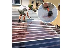 SANJIAOJIA Hojas Láminas de Transparentes Impermeable Placas de Policarbonato,Paneles para Tejado,Toldos Exteriores,Plancha Resistente a UV para Invernaderos Jardines Garaje,Fácil Cortar (0.8x2m)