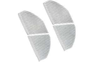 Emiif Paño de limpieza para Mi-d*e-a S8 Plus Partes de repuesto para aspiradora Barredora Accesorios Paños de limpieza trapos