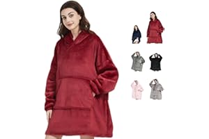 DAWANYI Übergroße Hoodie Sweatshirt, Damen Kapuzenpullover, Pullover Sweatshirt, Sherpa Fleece Weich und Bequem, Geeignet für Erwachsene, Männer, Frauen, Jugendliche