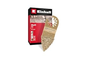 EINHELL ACCESSORIES Originale Einhell raspa da dito in carburo 34 mm (forma compatta, rivestimento in carburo, funzione di cambio rapido con dorso aperto, adatta ai multiutensili)