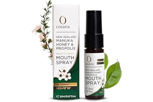 ‎COSANA Cosana NZCAPE™30+ Propolis Halsspray mit Manuka Honig 400 MGO + aus Neuseeland & 100% Pur, Propolis Spray für Mund und Hals
