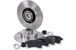 ‎ATEC GERMANY ATEC Germany Bremsenset Hinterachse inkl. Bremsscheiben Ø 260 mm Voll + Bremsbeläge Hinten Kompatibel mit RENAULT GRAND SCÉNIC III (JZ0/1_), MEGANE CC MEGANE III, SCÉNIC III (JZ0/1_)