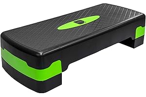 ZANGCO Fitness Stepper | Exercise Step for Home & Gym, Suited for Cardio, Yoga, Aerobics, Weights, Workout for Indoor/Outdoor | Adjustable 2 Step Level Heights (10,15 CM) | Exercise Accessory