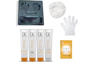 GK HAIR Global Keratin The Best Consumer Box Kit (100ml/3.4 Fl Oz) Trattamento lisciante per capelli alla cheratina - Stiratura professionale brasiliana complessa per capelli lisci e senza crespo