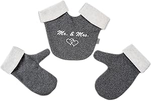 Goldi-Design Partnerhandschuhe Set Mr. & Mrs. aus Doppelfleece in Deutschland hergestellt