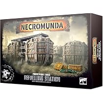 Games Workshop Necromunda: Promethium-Tankstelle – Bausatz Für Gelände, Mit Tanks, Plattformen & Zubehör