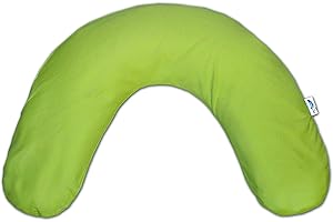 ‎THERALINE Theraline 03001400 Bezug für Nackenkissen mittel, 100 x 21 cm, jersey schilfgrün