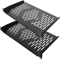 RIVECO 1U-Bürstenpanel Für Server-Racks – 2 Stück, Schwarz, Perfekt Für Kabelmanagement & Luftzirkulation