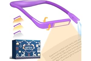EASTPIN Luz Lectura Libros Cama Lampara: Lampara de Lectura Recargable 3 Colores Protección Ocular Luz Lectura Cuello Flexibles, Lampara para Leer Tejer Coser, Regalos Mujer Hombre Lectores Adolescentes