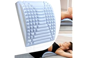 BAERTMY Align Rückenstrecker Kissen Neck Shape Nackenstrecker 2 in 1 Rückenstützkissen Lendenwirbelkissen Refresh - Neck & Back Stretcher Neckcrack Nacken und Rückenstrecker Rückendehner Orthopädischer
