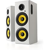 Thonet &amp; Vander Hoch 120W RMS Hoparl&ouml;r 2.0 Sinema Bluetooh 5.3 RCA Optik Uzaktan Kumanda Beyaz Renk