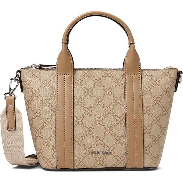 Nine West Women's Omyra Quilted Phone Chain Crossbody Bag – Silver, 8x5x2 Inches, Perfect For Everyday - View #10