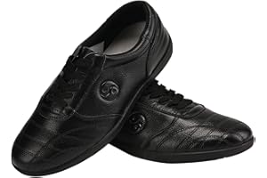 GHJUH Chaussures de Tai Chi Chaussures d'arts Martiaux Semelle Oxford en Caoutchouc Classique Shaolin Qi Gong Kung Fu Chaussures antidérapantes et Respirantes de Taekwondo pour Hommes et Femmes