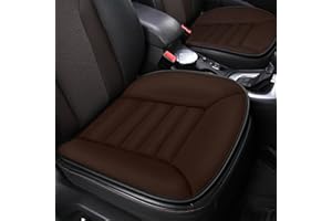 LUSRAIT 1 Pack Auto-Sitzkissen mit Comfort Memory Foam, Sitzkissen für Auto und Bürostuhl, Braun