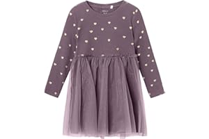 NAME IT Mädchen Nmfnadja Ls Dress Noos