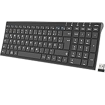 TECURS Bluetooth toetsenbord, draadloos, Duitse lay-out QWERTZ TECURS Bluetooth toetsenbord, draadloos, Duitse lay-out QWERTZ