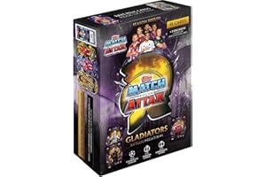 Topps UCC Match Attax 2025/26 - Mega Tin - Battlers - enthält 45 Match Attax Karten plus 3 exklusive Gladiators LE-Karten