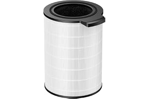 1 styck FY4440/30 ersättningsfilter kompatibelt med Philips 4000i (AC4236/10) luftrenare, 3-i-1 högeffektiv äkta HEPA-filtere