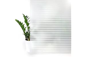 DecoMeister Lámina Adhesiva para Ventanas Vinilo Autoadhesivo Sin Pegamento para Cristales Película Estática para Cocina Papel Decorativo para Mampara Proteccion de Privacidad En Rollo 67,5 x 150 cm