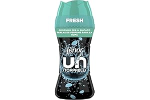 LENOR Unstoppables Perlas de Perfume para la Ropa, 23 Lavados (270g), Suavizante con Fragancia Fresca, Potenciador de Frescor
