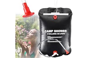 FGen Douche de Camping, Sac de Bain Solaire, Sac de Douche de Camping Portable, Convient pour Le Camping, Les Voyages, l'escalade et Autres Sports de Plein air