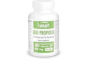 Propolis Rouge - Stimule le Système Immunitaire - Aide à Lutter Contre les Infections et les Bactéries - Anti-Inflammatoire - Antioxydant - Dalbergia ecastaphyllum - Végétarien - Supersmart