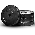Gallant Weight Plates - 10kg Standard 1 Inch Vinyl Weights Discs 20kg 40kg 60kg 80kg 100kg Set For Men Women - Weight Plate Set for Lifting Dumbbells Barbell Home Gym Fitness Training Equipment
