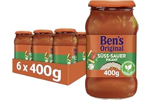 ‎BEN'S ORIGINAL BEN’S ORIGINAL Sauce Süß-Sauer Pikant, 6 Gläser (6 x 400 g)