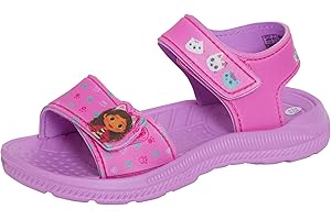 gabby's dollhouse Sandals for Girls Summer Sliders EVA Waterproof Beach Shoes