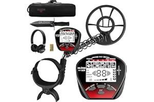 DR.ÖTEK Metal Detector for Adults Professional, Lightweight, Pinpoint & Exclusive Memory Mode, Higher Accuracy, IP68 Waterproof Coil, Bigger Backlit LCD Display, New Advanced DSP Chip