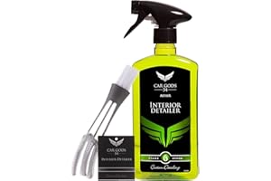 CAR GODS 54 Car Gods Interior Detailer Dashboard Glass and Plastic Trim Cleaner Detailing Brush Kit - Effectively Removes Dirt Grease from Windows Dashboards - Suitable for Hard Surfaces Interior and Exterior