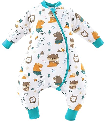 Molis&co pyjama met afneembare mouwen en antislip sokken, 1,0 TOG, 100