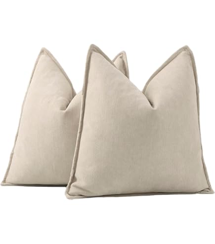 Housses De Coussin Vierges 45x45 Cm - Lot De 4, Tissu Polyester Blanc, Fermeture éclair Invisible - Pour Sublimation, DIY