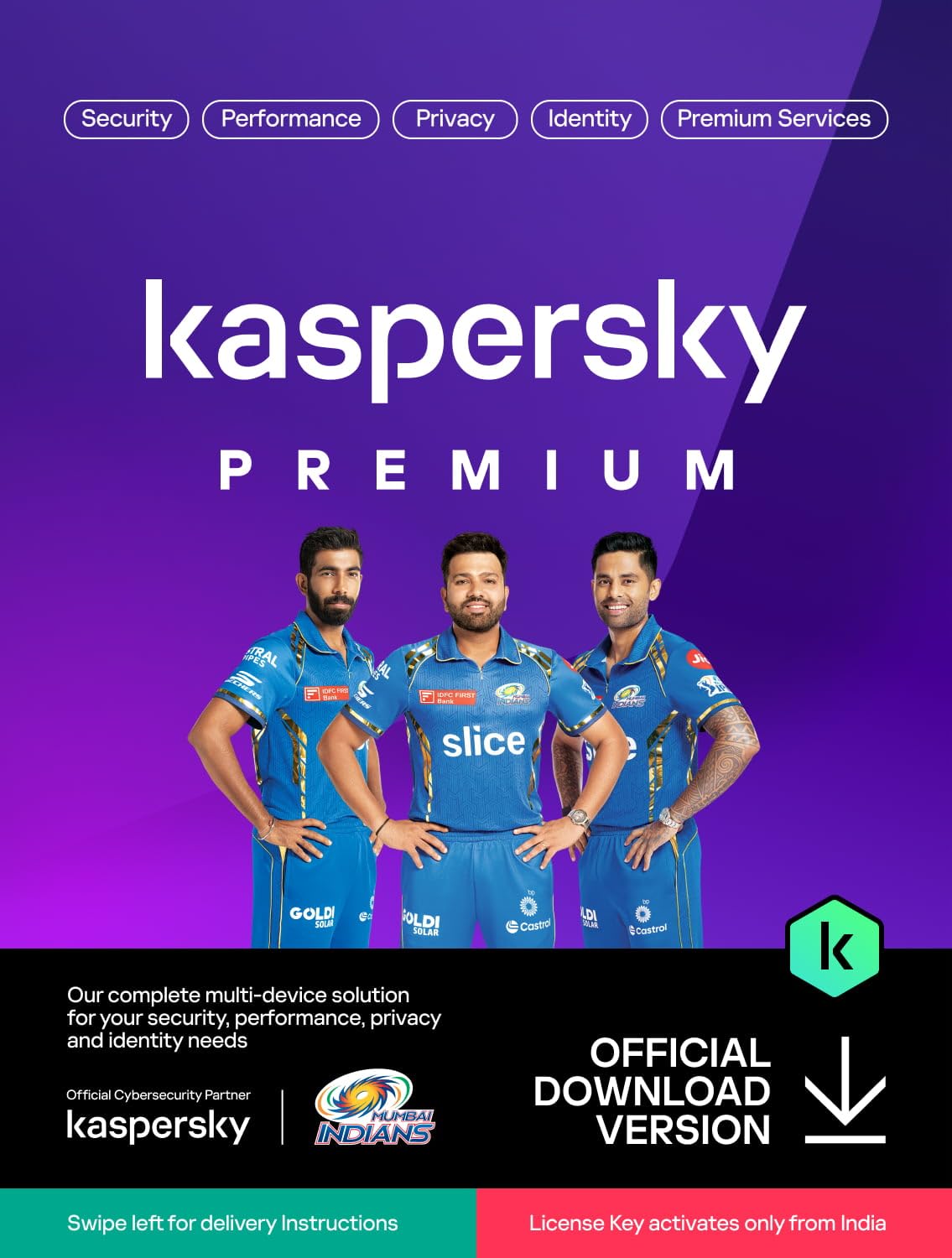 Kaspersky | Premium - Total Security (Ultimate Security) | 1 Device | 1 Year | Email Delivery in 1 Hour