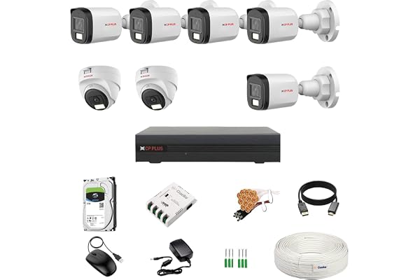 Clocite CP Plus illumax 5MP 8 DVR, 5MP 2 5 + - + + + 2 TB HDD 8 CH SMPS + CCTV + BNC/DC