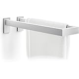 ZACK Toallero Doble de Acero Inoxidable, 46 x 6 x 6 cm ...