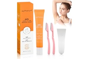 LEZEHEA Creme Depilatoire Visage, Épilation de la Lèvre Supérieure, Crème Epilatoire Femme, Crème Dépilatoire Apaisante pour le Visage et le Corps, pour Les Bras, Les Jambes, Le